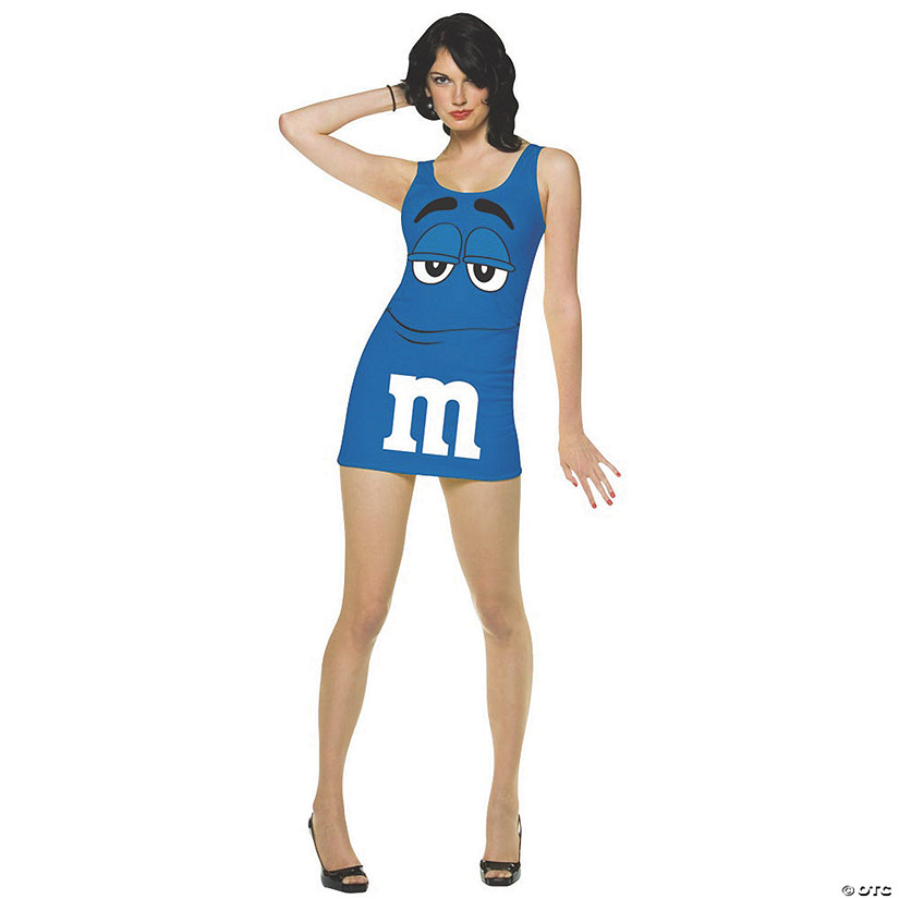 Women&amp;#8217;s Blue M&amp;M&amp;#8217;s&lt;sup&gt;&amp;#174;&lt;/sup&gt; Candy Tank Dress Costume Image
