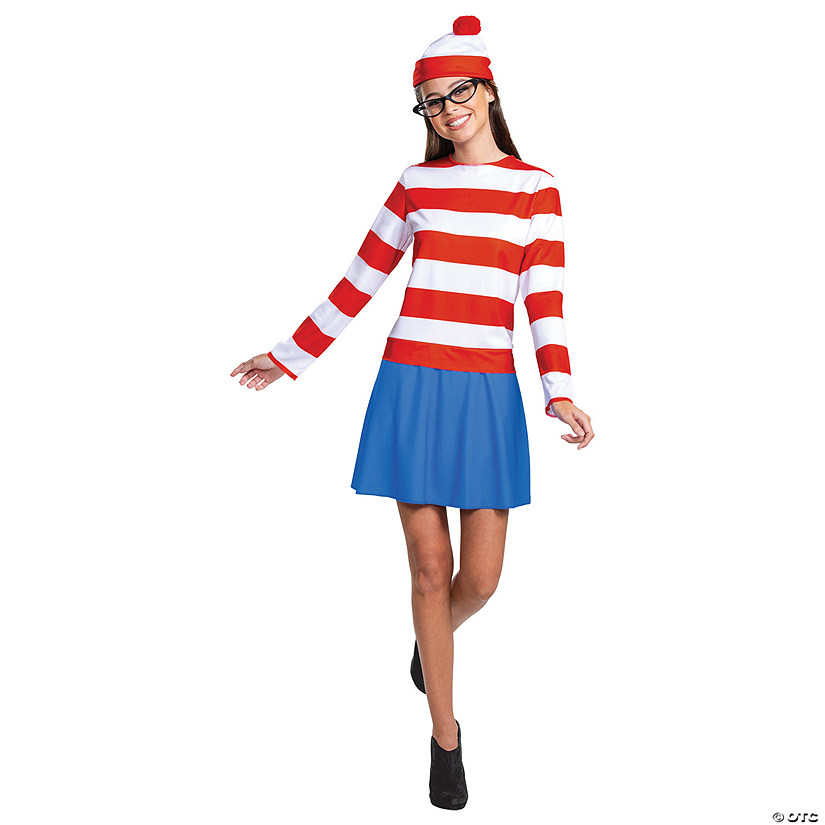 Women&#8217;s Classic Where&#8217;s Waldo Wenda Costume Image