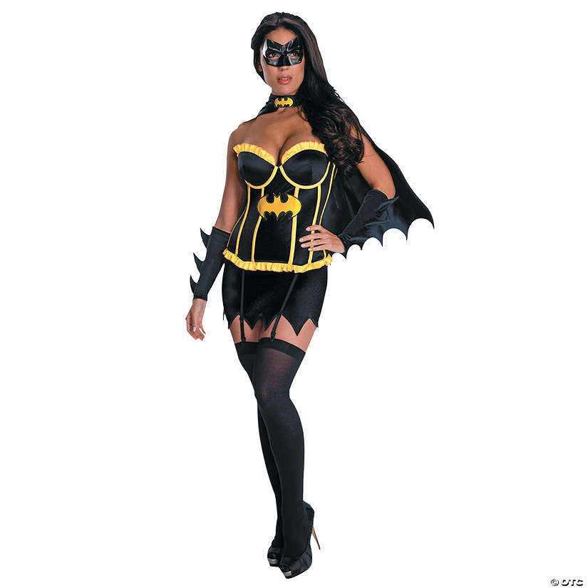Women&#8217;s Deluxe Batgirl&#8482; Corset Costume - Large Image