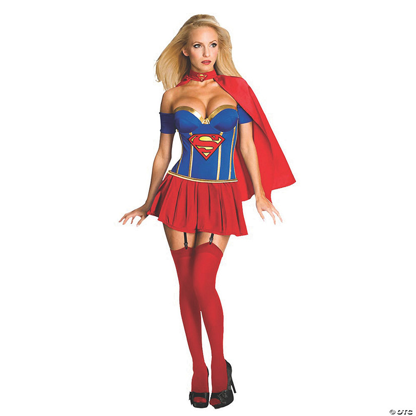 Women&#8217;s Deluxe Supergirl&#8482; Costume - Small Image