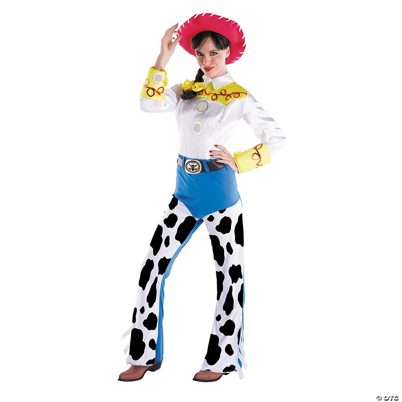 Women&amp;#8217;s Deluxe Toy Story&amp;#8482; Jessie Cowgirl Costume Image