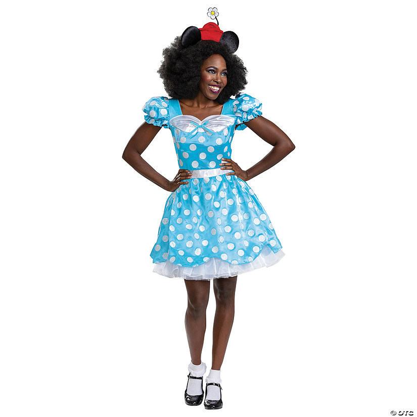 Women&#8217;s Deluxe Vintage Minnie Mouse Costume Image