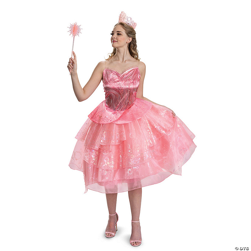 Women&#8217;s Deluxe Wicked&#8482; Glinda the Good Witch Costume Image