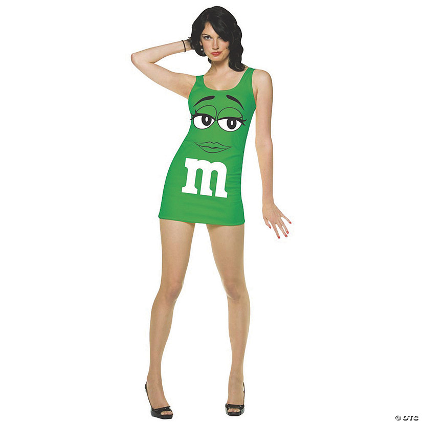Women&#8217;s Green M&M&#8217;s<sup>&#174;</sup> Tank Dress Costume Image