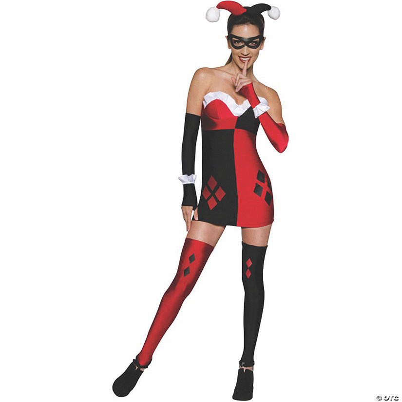 Women&#8217;s Harley Quinn Costume - Medium Image