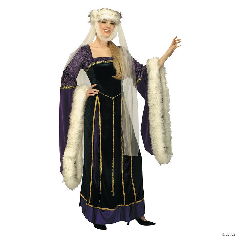 Women&#8217;s Medieval Lady Costume - Large Image