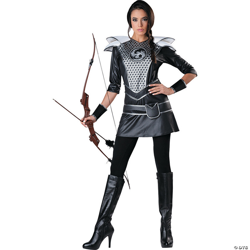 Women&#8217;s Midnight Huntress Costume - Large Image