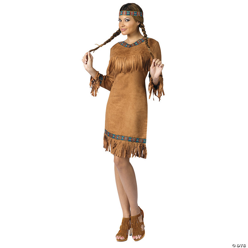 Women&#8217;s Native American Costume - Medium/Large Image