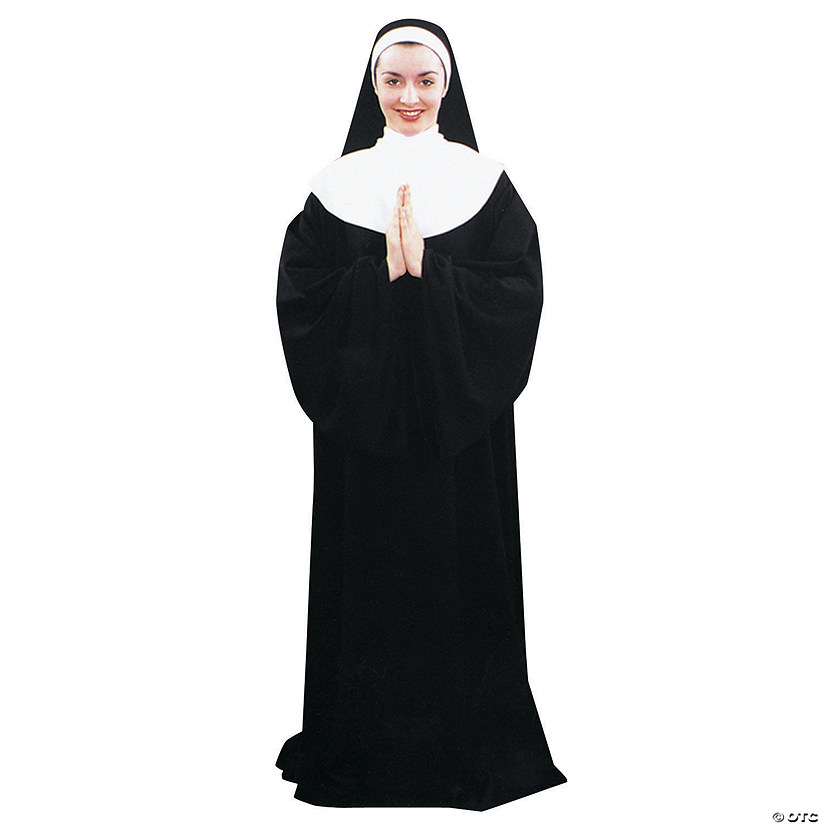 Women&#8217;s Nun Costume - Standard Image