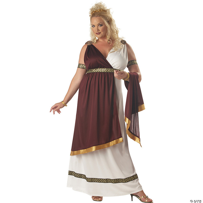 Women&#8217;s Plus Size Roman Empress Costume - XXL Image