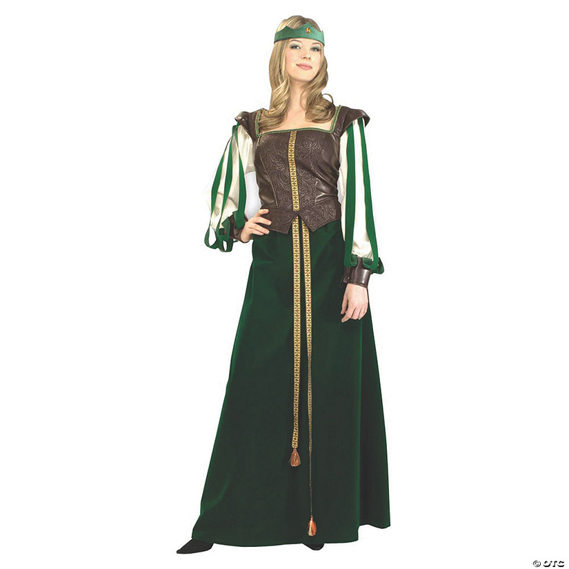Women&#8217;s Robin Hood Maid Marian Costume - Large Image