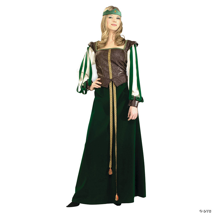 Women&#8217;s Robin Hood Maid Marian Costume - Medium Image