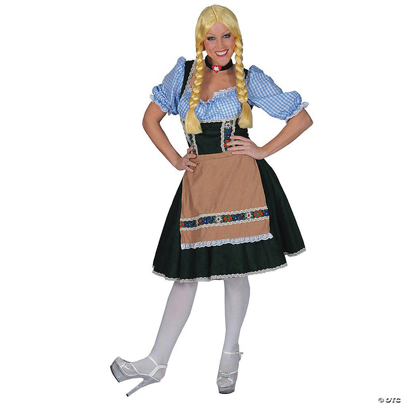Women&#8217;s Salzberg Dress with Shirt Costume - Small Image