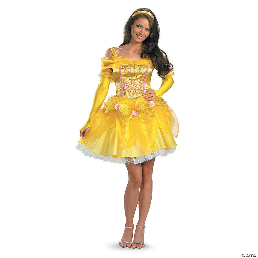 Women&#8217;s Sexy Beauty & the Beast&#8482; Belle Costume - Large Image