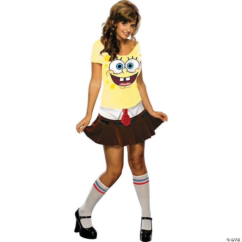 Women&#8217;s Spongebob Squarepants&#8482; Spongebabe Costume - Medium Image