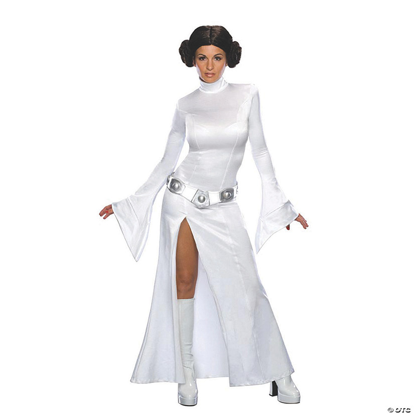 Women&#8217;s Star Wars&#8482; Princess Leia White Dress Costume - Extra Small Image