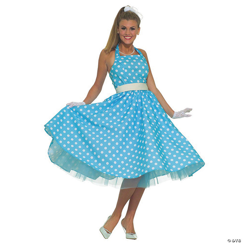 Women&amp;#8217;s Summer Daze 50s Dress Costume - Standard Image