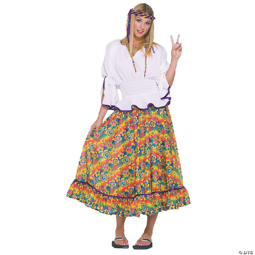 Women&#8217;s Woodstock Girl Costume - Standard Image
