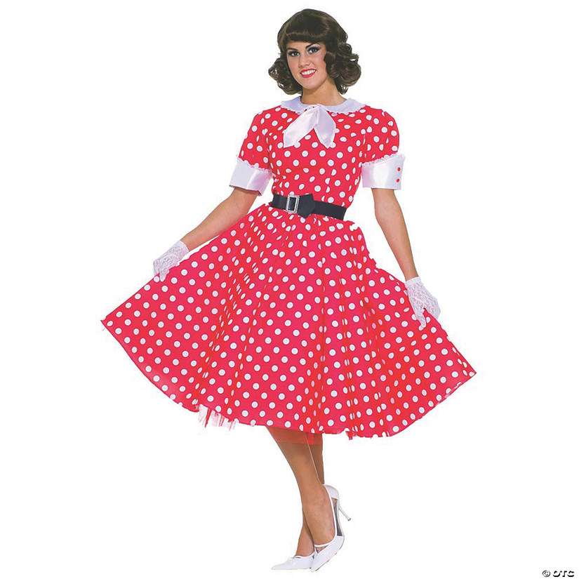 Women's 50s Housewife Costume - Standard Image