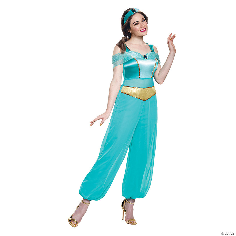 Women's Aladdin Jasmine Deluxe Costume Image