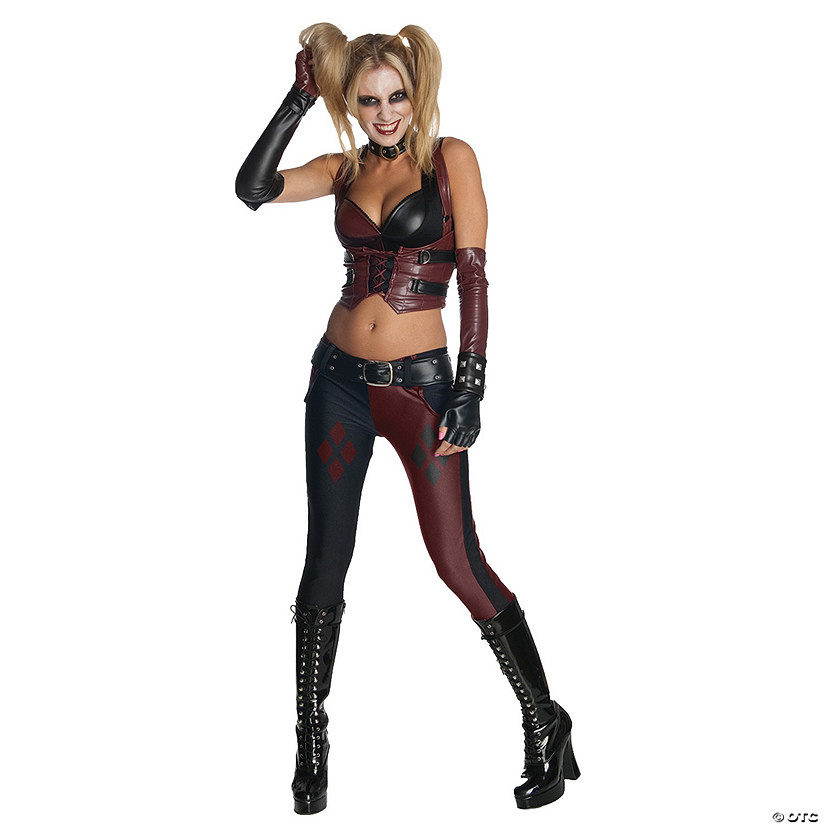 Women's Batman: Arkham City Harley Quinn Costume Image