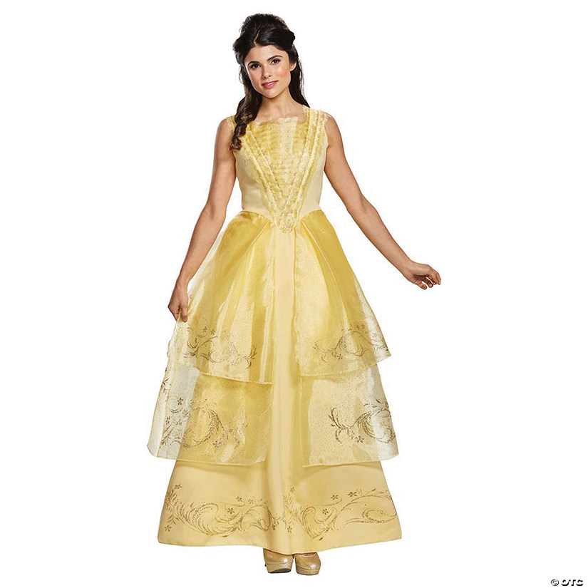Women's Beauty and the Beast&#8482; Belle Ball Gown Costume - Extra Large Image