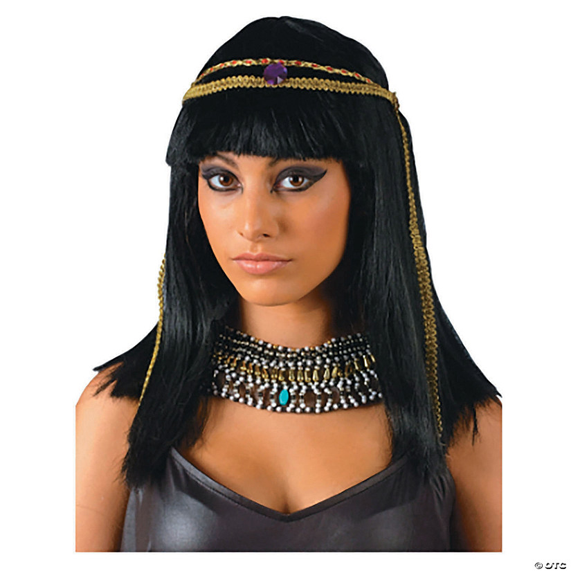 Women's Black Egyptian Queen Wig Image