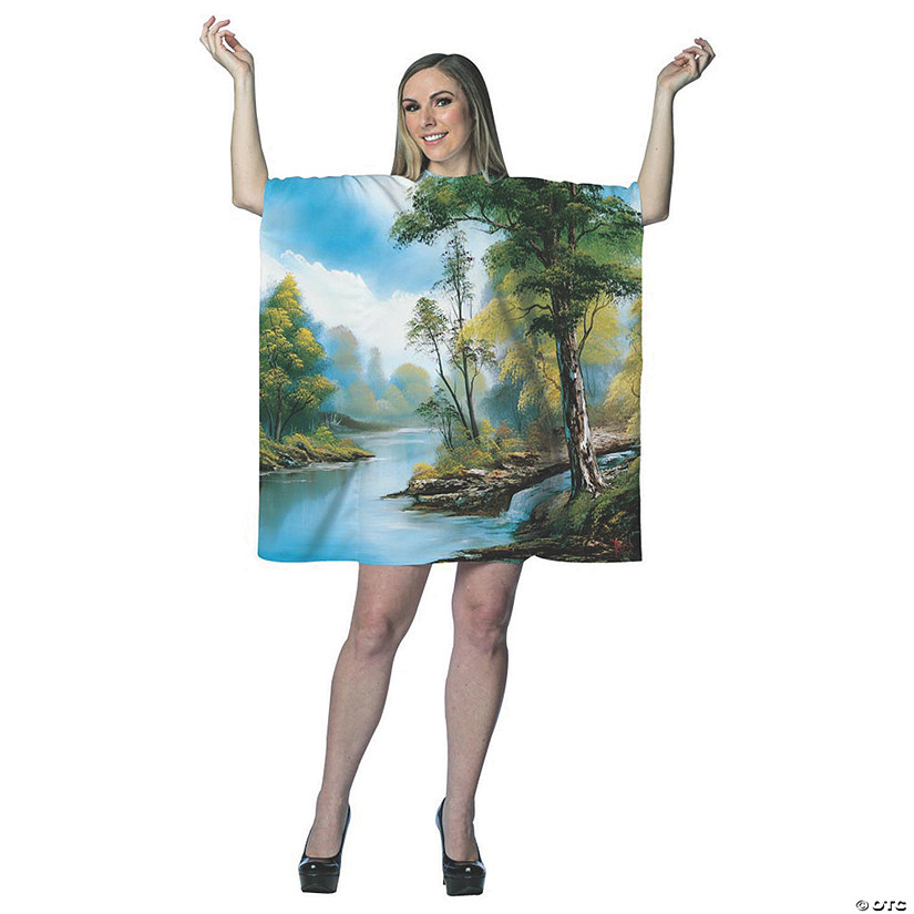 Women's Bob Ross Painting Dress Image