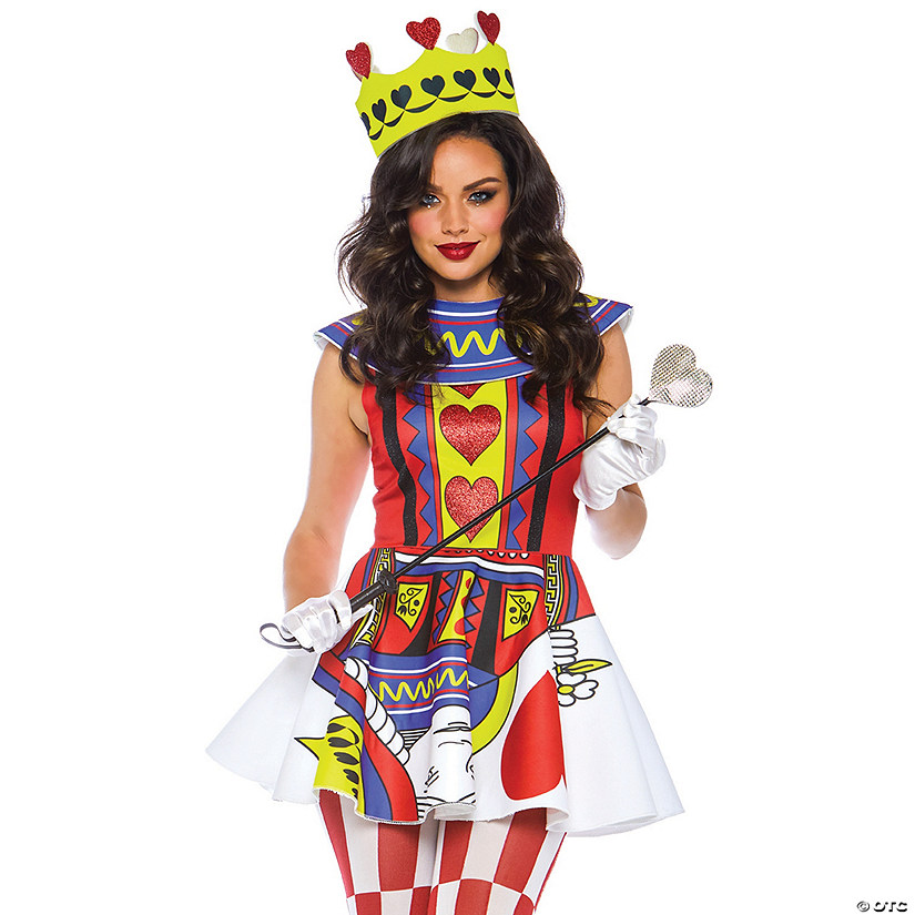 Women's Card Queen Costume Image
