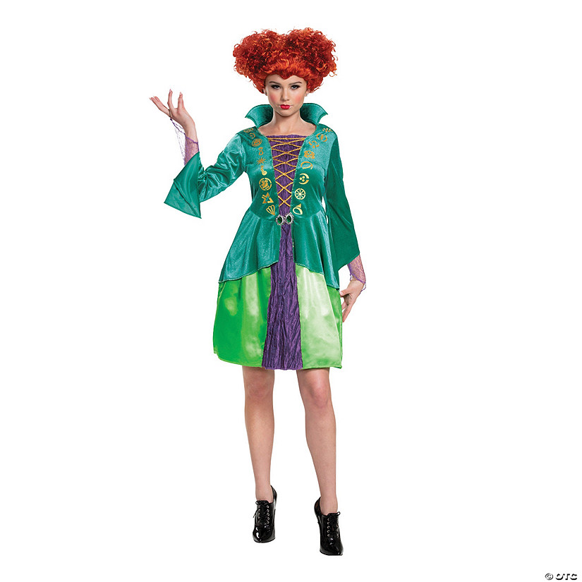 Women's Classic Disney Hocus Pocus Winifred Sanderson Costume &#8211; Plus Image