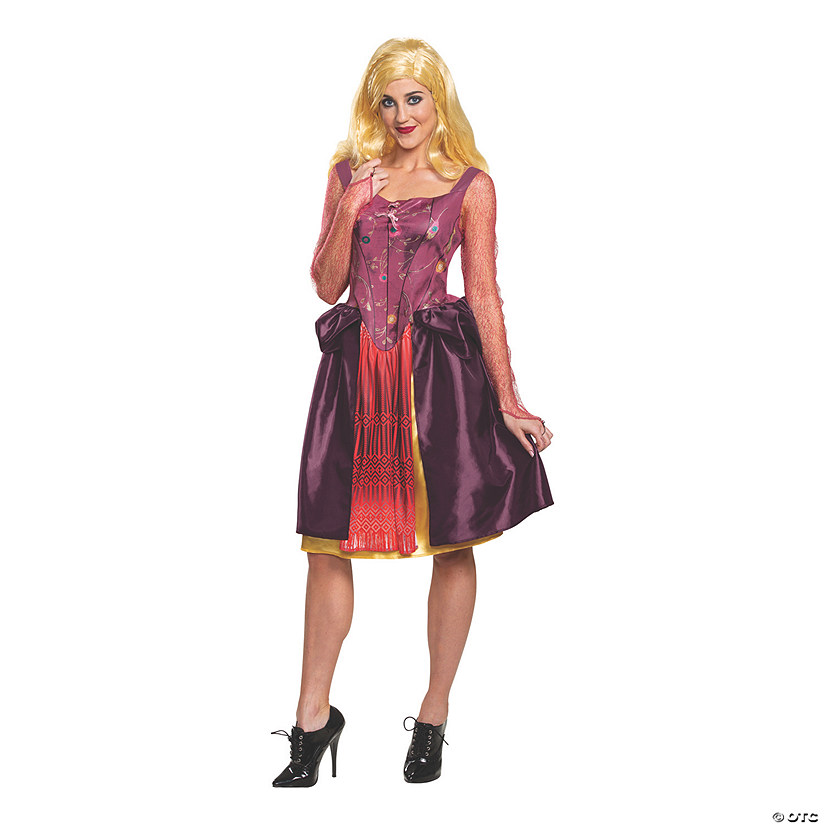 Women's Classic Disney's Hocus Pocus Sarah Sanderson Costume &#8211; Plus Image
