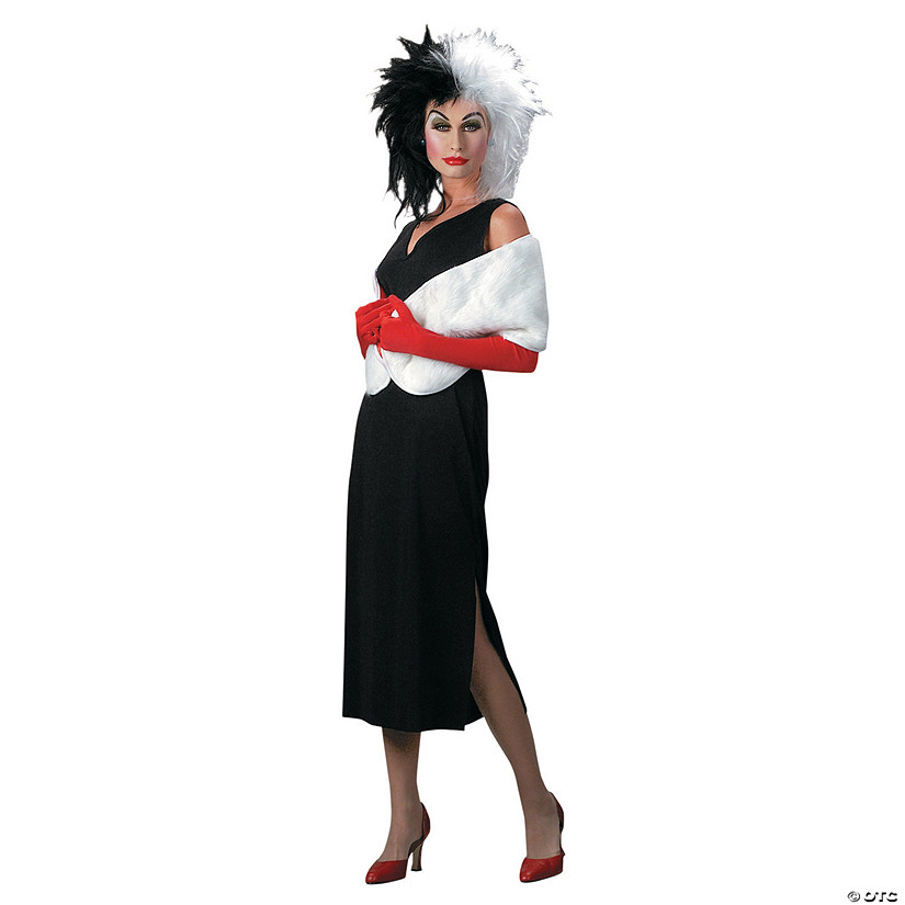 Women's Cruella De Vil Costume - Standard Image