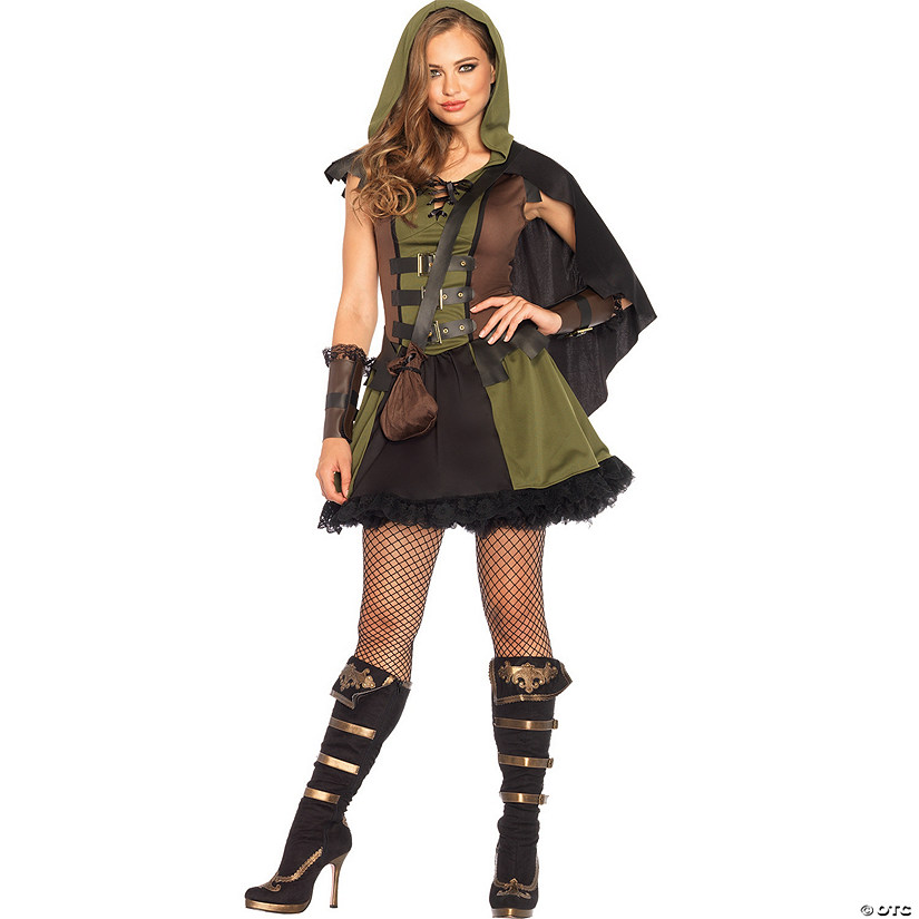 Women's Darling Robin Hood Costume Image