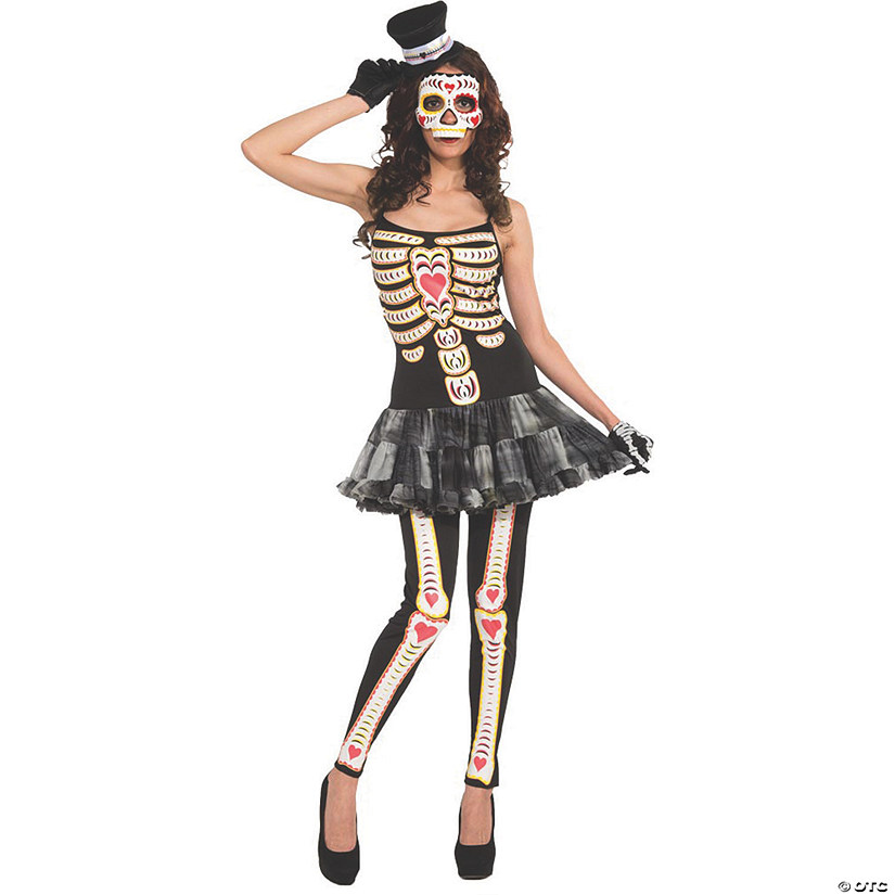 Women's Day Of The Dead Costume - Standard Image