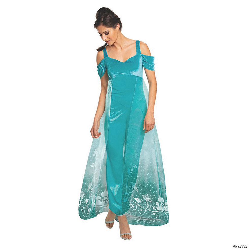 Women's Deluxe Aladdin&#8482; Live Action Jasmine Costume - Large Image