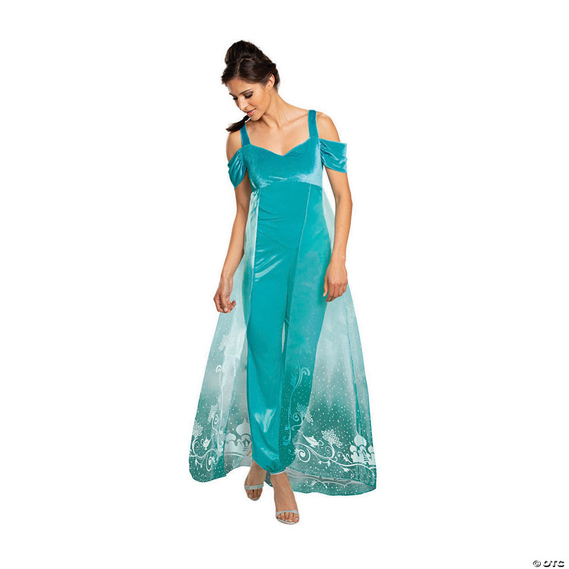Women's Deluxe Aladdin&#8482; Live Action Jasmine Costume - Medium Image