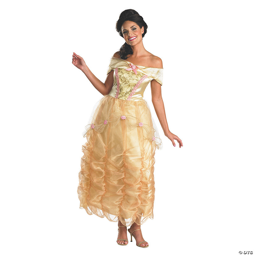 Women's Deluxe Belle Costume - Small Image