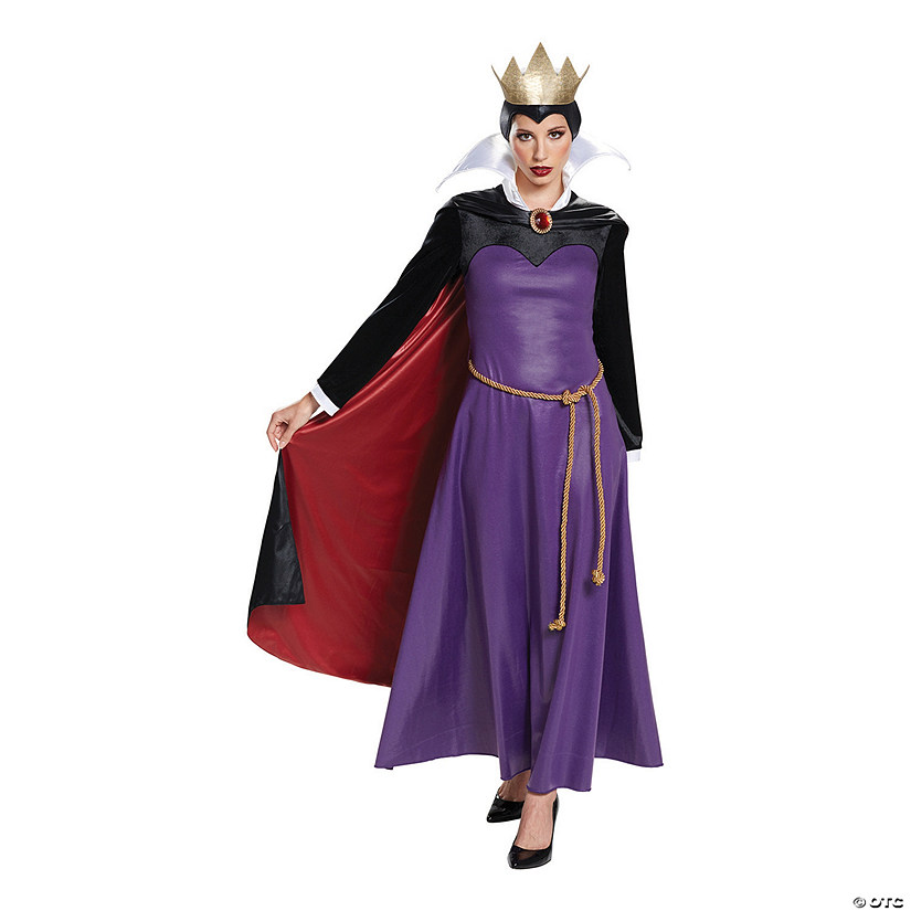 Women's Deluxe Disney&amp;#8217;s Snow White Evil Queen Costume Image