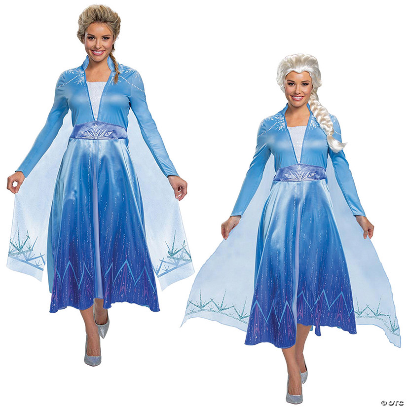 Women's Deluxe Disney's Frozen II Elsa Costume Image