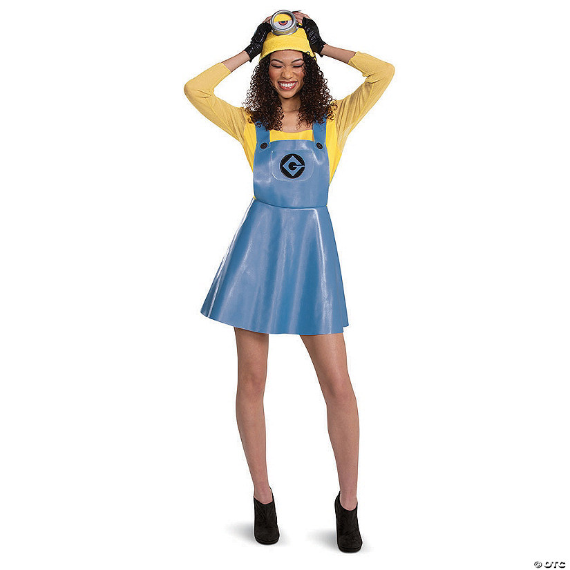 Women's Deluxe Minions&#8482; Stuart Costume Image