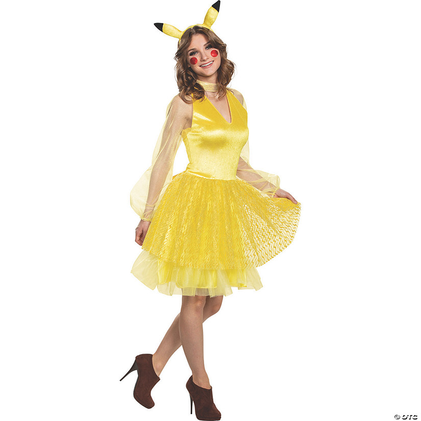 Women's Deluxe Pikachu Costume &#8211;&#160;Medium Image