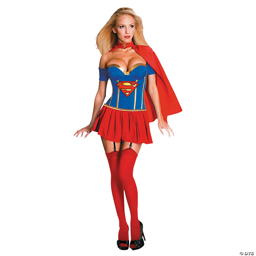 Women's Deluxe Supergirl Costume Image