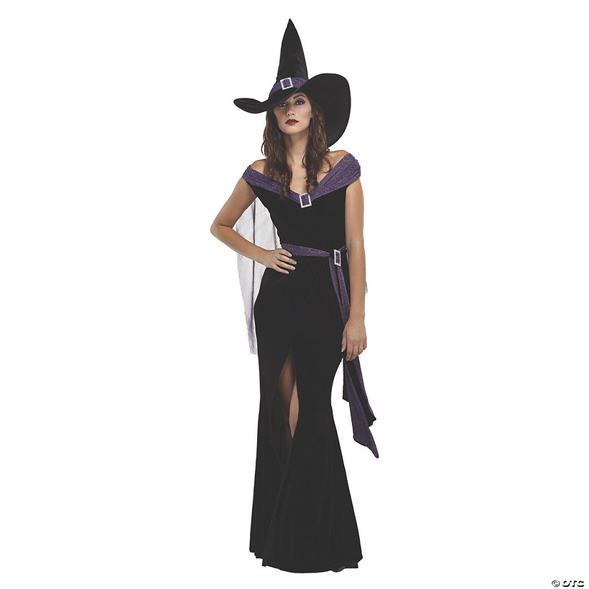 Women's Elegant Witch Costume - Large Image