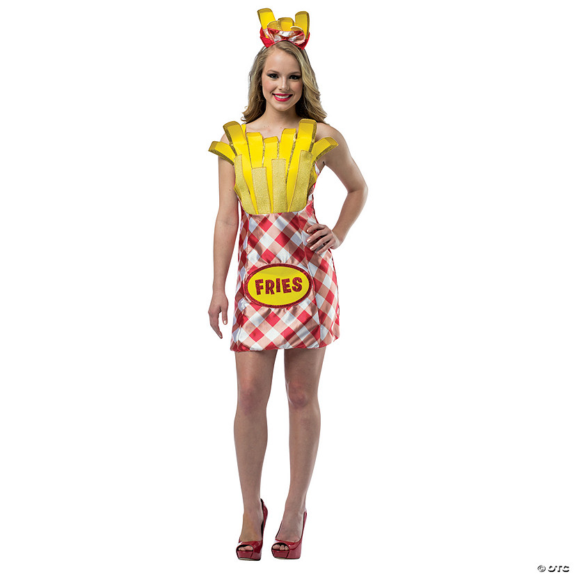 Women's French Fry Foodie Costume Image
