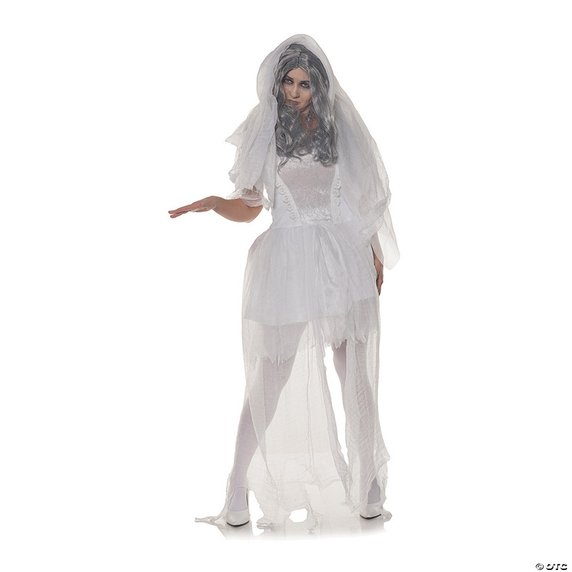 Women's Ghostly Glow Costume - Large Image