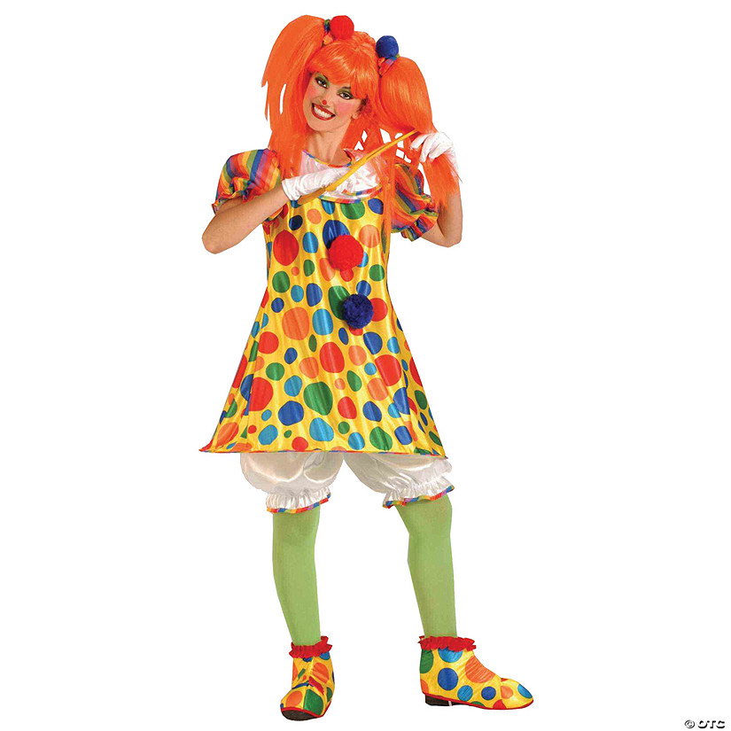 Women's Giggles Clown Costume Image