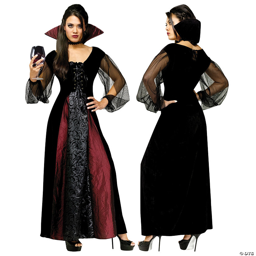 Women's Goth Vampire Costume Image