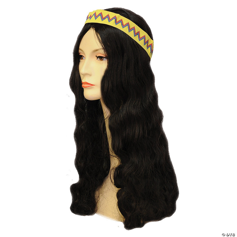 Women's Hippie Wig with Band Image