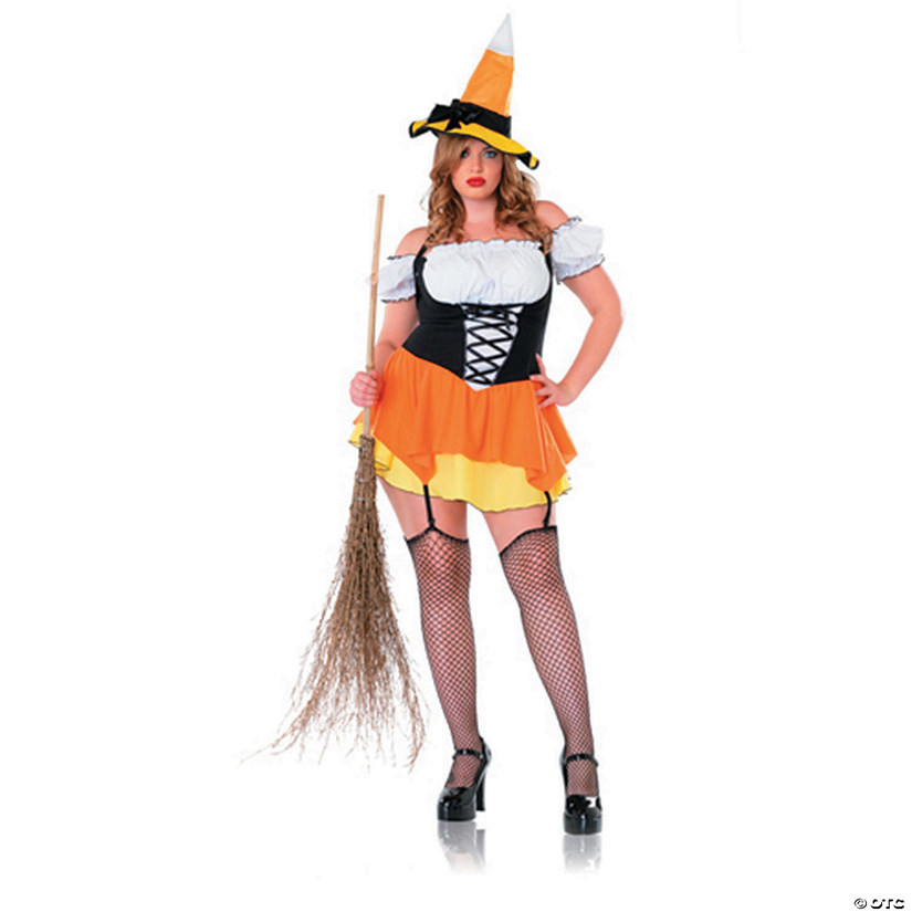 Women's Kandy Korn Sexy Witch Costume - Extra Small Image