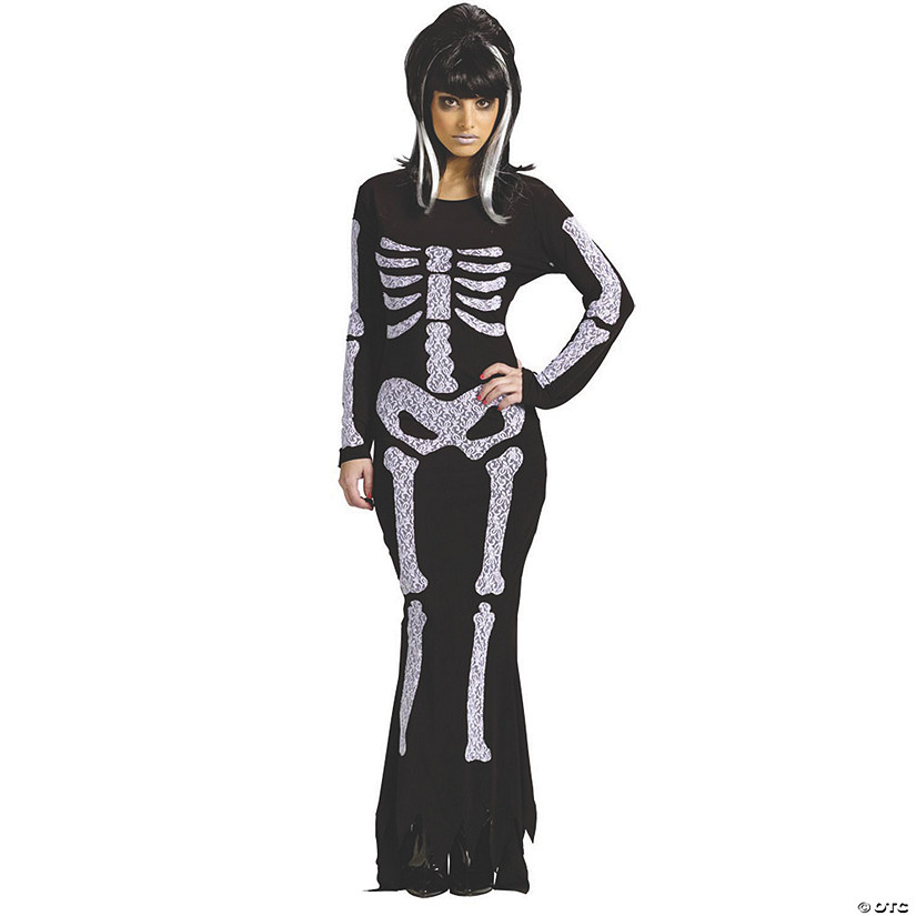 Women's Lace Skeleton Costume - Small/Medium Image